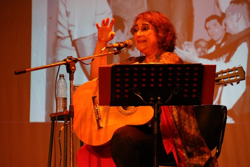 Yamila Cafrune brind� un excelente show en Madariaga