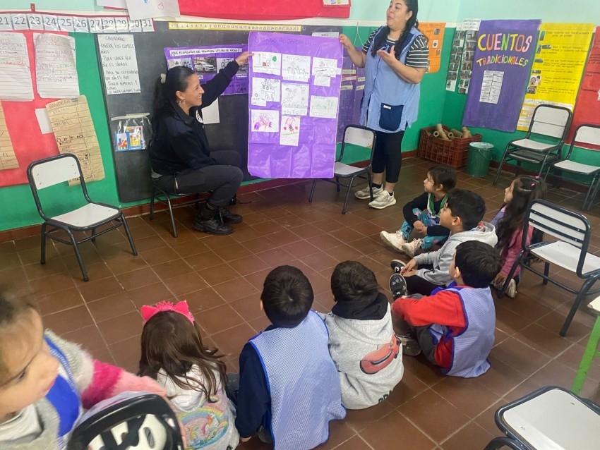 Charlas de educaci�n vial en jardines y escuelas