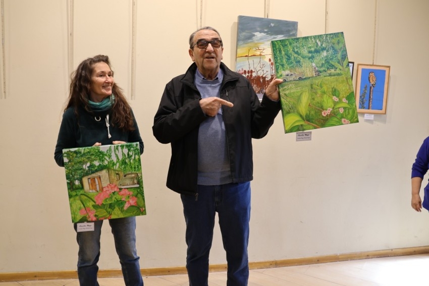 Se entregaron los cuadros de la 6� edici�n de la muestra 