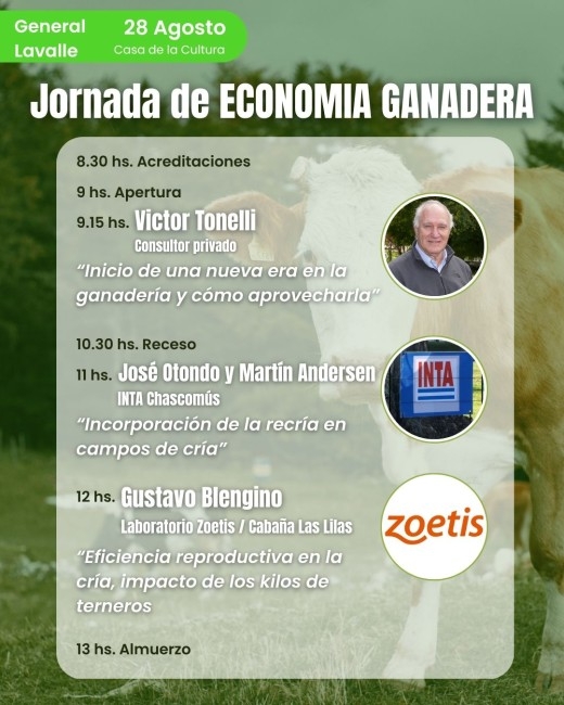 Lavalle será sede de una Jornada de economía ganadera