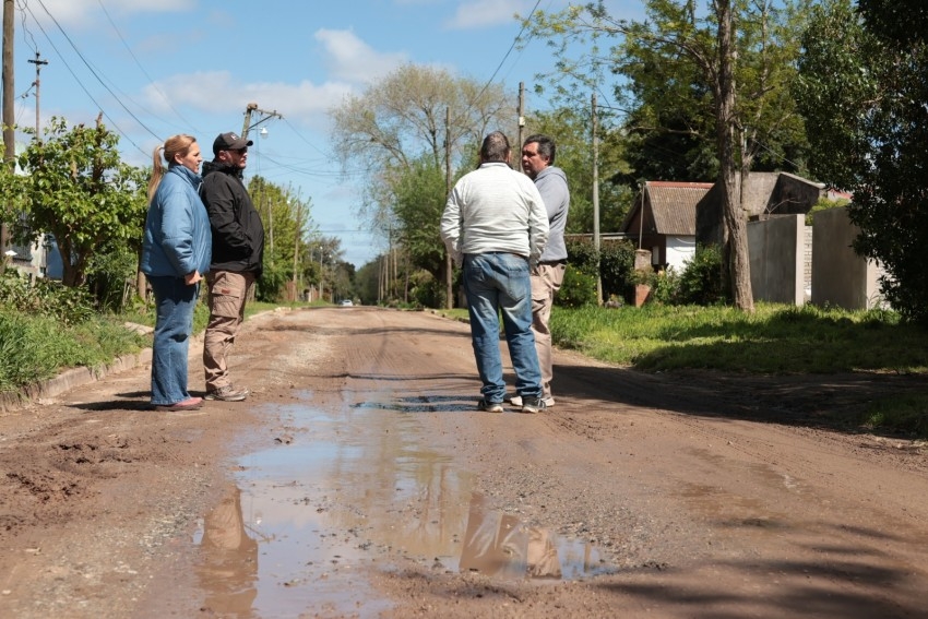 Se comenz con la reparacin de calles daadas producto de la obra de 