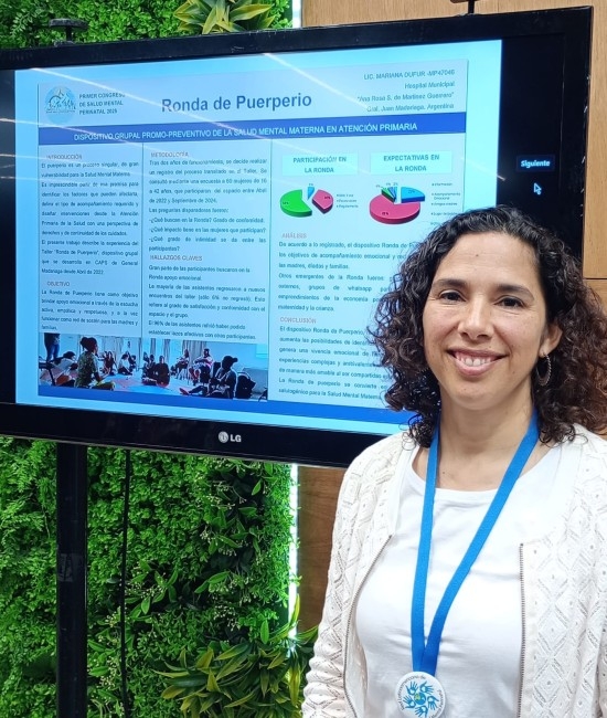 La madariaguense Mariana Dufur expuso en el 1 Congreso Internacional 