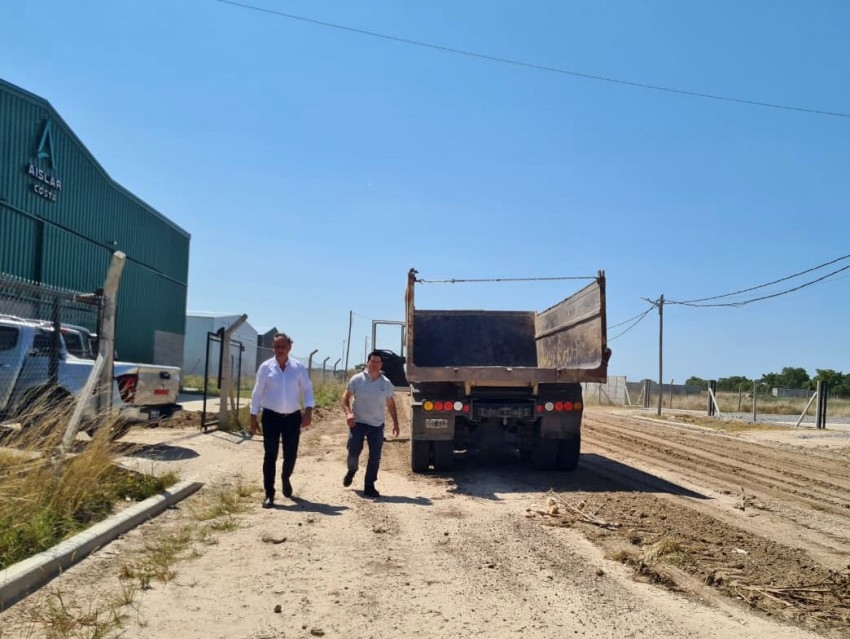 Avance clave en el Parque Industrial: El municipio ejecuta la etapa fi