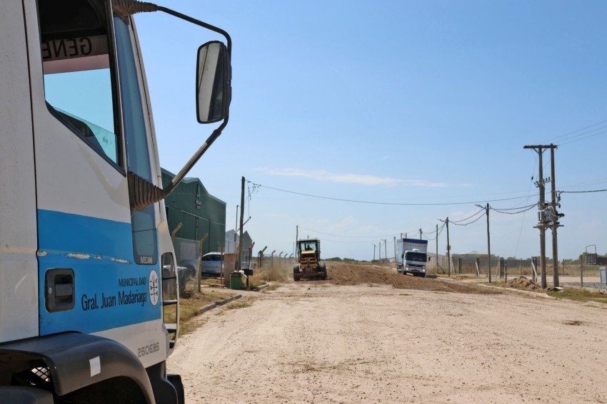 Avance clave en el Parque Industrial: El municipio ejecuta la etapa fi