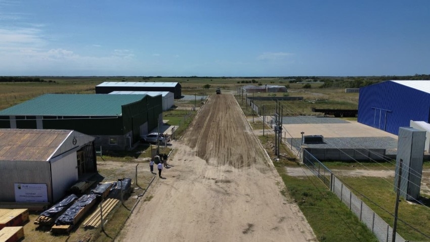 Avance clave en el Parque Industrial: El municipio ejecuta la etapa fi