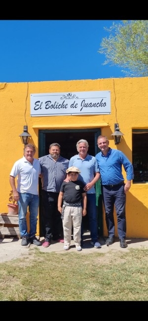 Nicol�s Pino visit� Madariaga y acord� con el Intendente el espacio pa