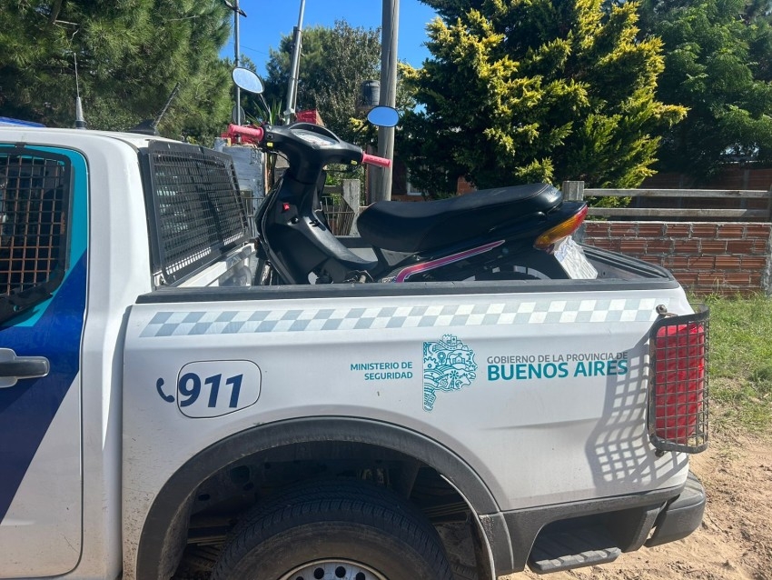 Allanamientos positivos y cuatro imputados por el robo de la moto en l