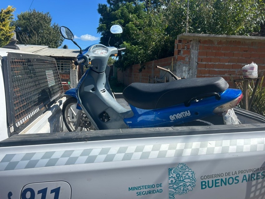 Allanamientos positivos y cuatro imputados por el robo de la moto en l