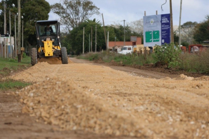 Contin�an las mejoras de las calles afectadas por la obra de cloacas