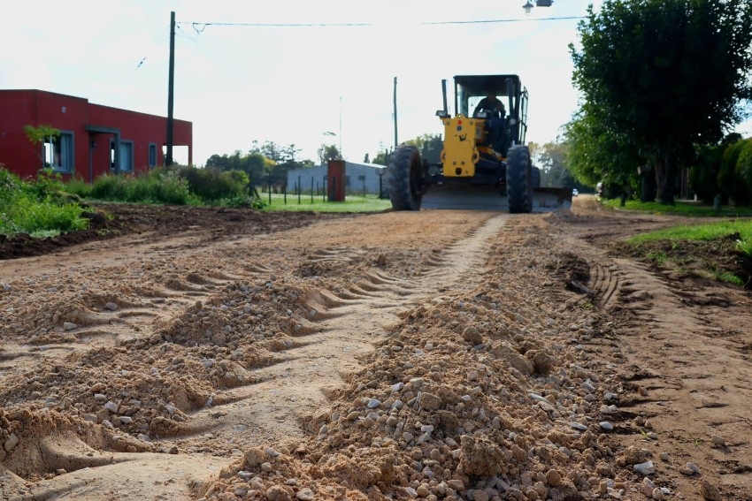 Contin�an las mejoras de las calles afectadas por la obra de cloacas