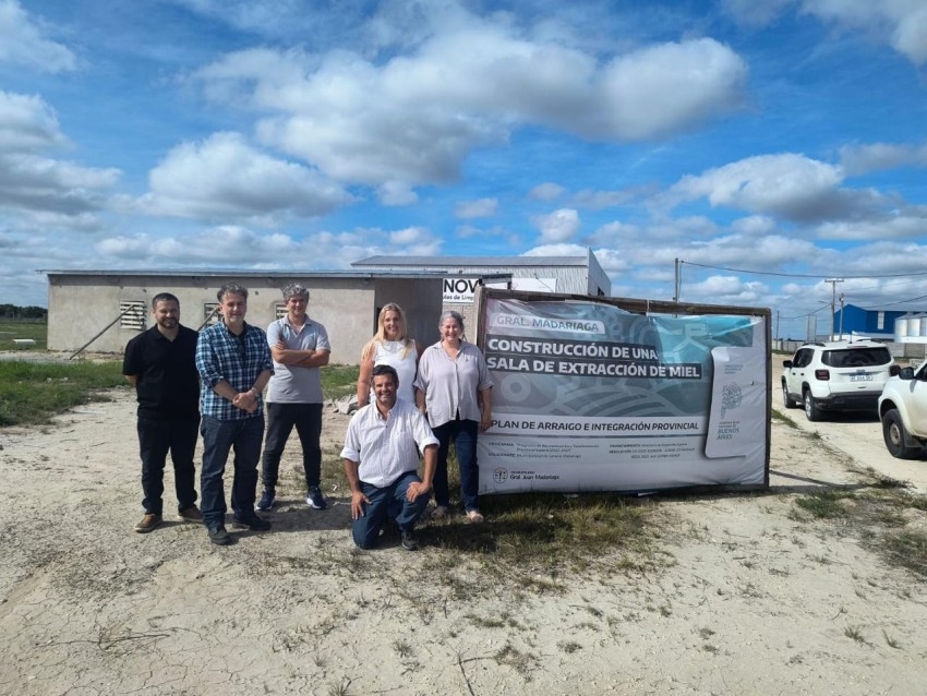 Avanza la construcci�n de la Sala Ap�cola en el Parque Industrial