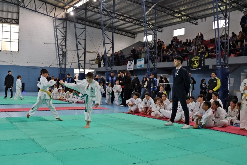 El Polideportivo Municipal vibr� con el Torneo de Taekwondo 