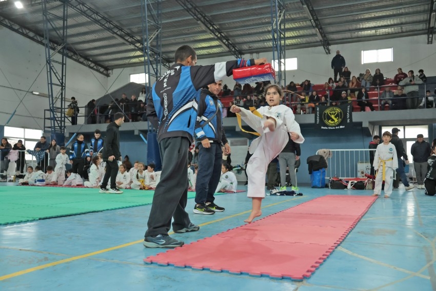 El Polideportivo Municipal vibr� con el Torneo de Taekwondo 