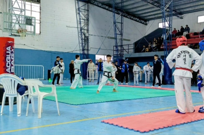 El Polideportivo Municipal vibr� con el Torneo de Taekwondo 