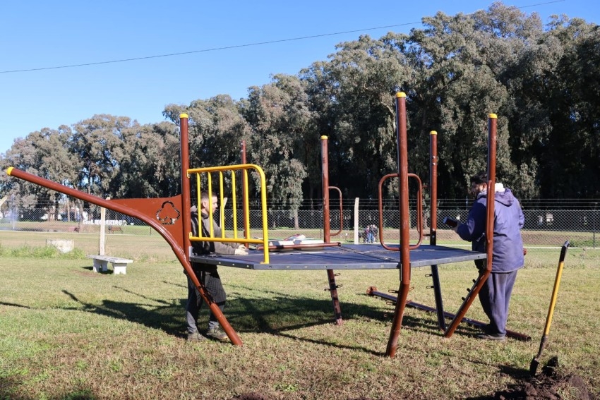 El municipio est� realizando mejoras en la Plazoleta Zalguizuri