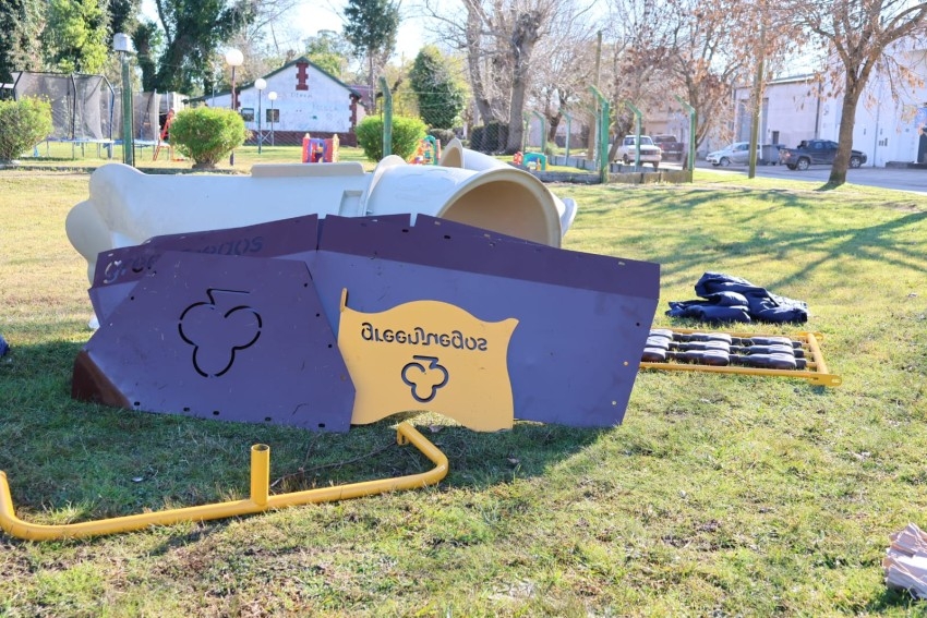 El municipio est� realizando mejoras en la Plazoleta Zalguizuri