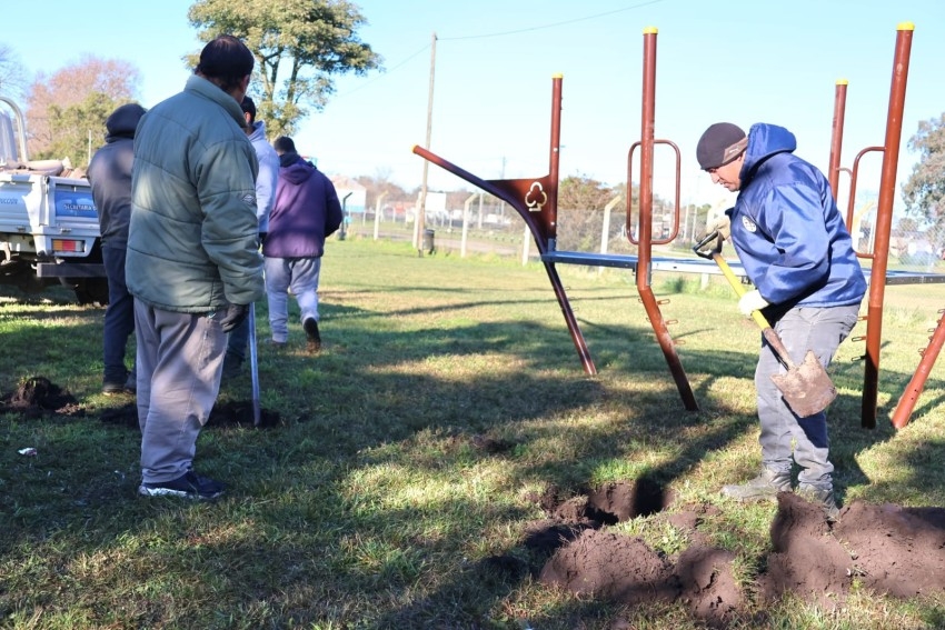 El municipio est� realizando mejoras en la Plazoleta Zalguizuri