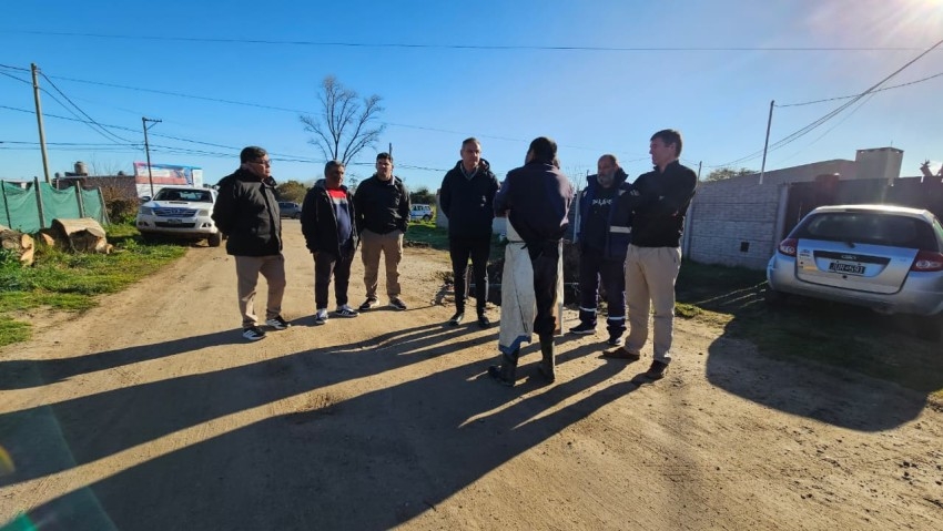 Funcionarios recorrieron el barrio Belgrano para avanzar con solucione