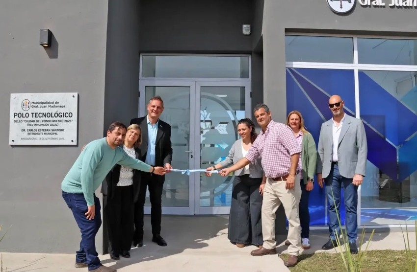 Se inaugur� el Polo Tecnol�gico de General Madariaga: un nuevo espacio