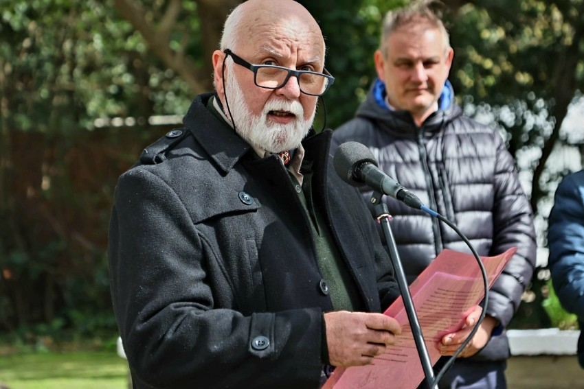 A 100 a�os de su nacimiento, General Madariaga homenaje� a Lucio Eber 