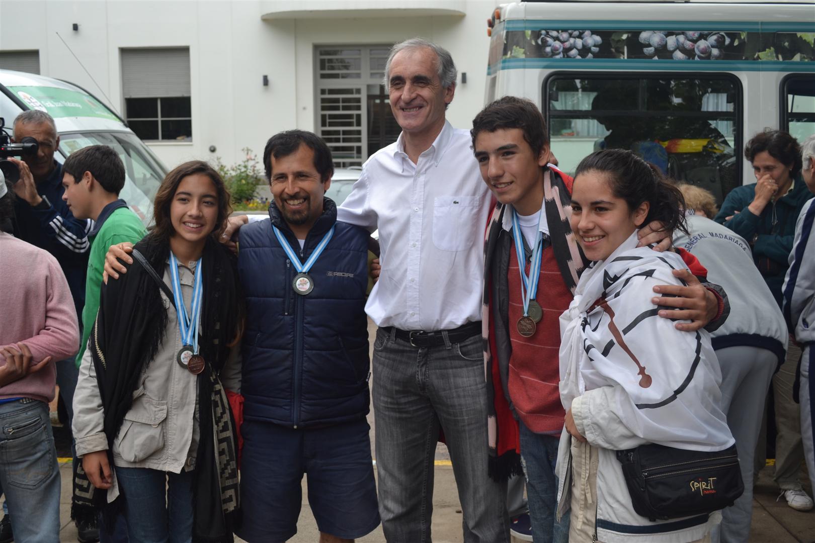 Popovich recibi a la delegacin que particip en los Juegos BA 2012