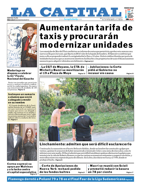 Amplia repercusión en la ciudad Feliz