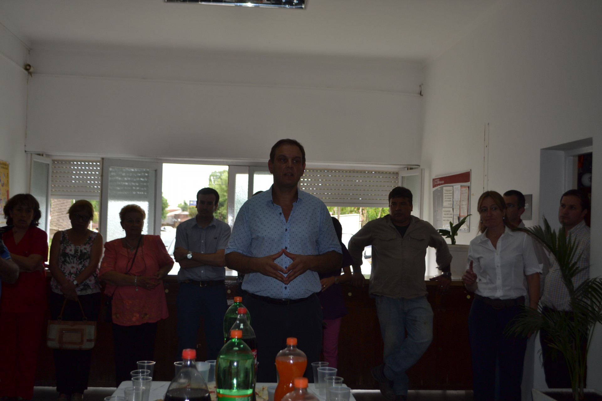 El intendente brind, salud y prometi mejoras a los empleados