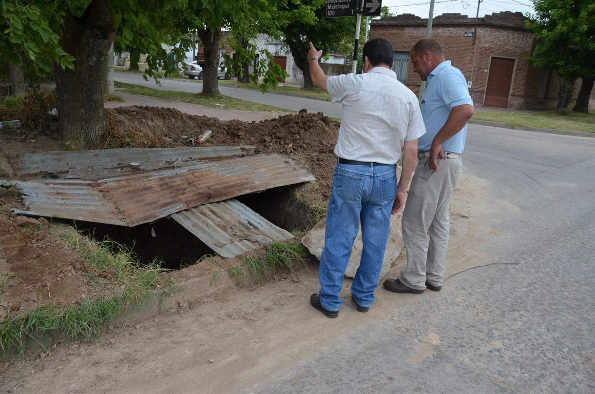 Se realizan trabajos para optimizar el sistema de agua corriente