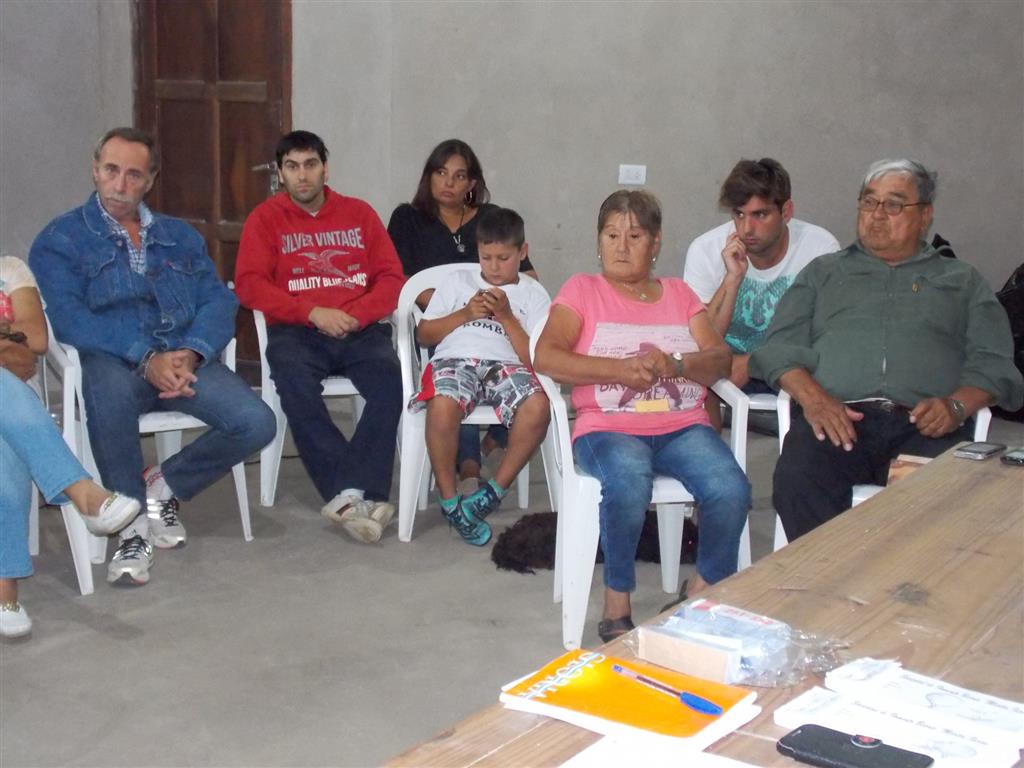 Reppetto se reuni con los vecinos del barrio Martn Fierro