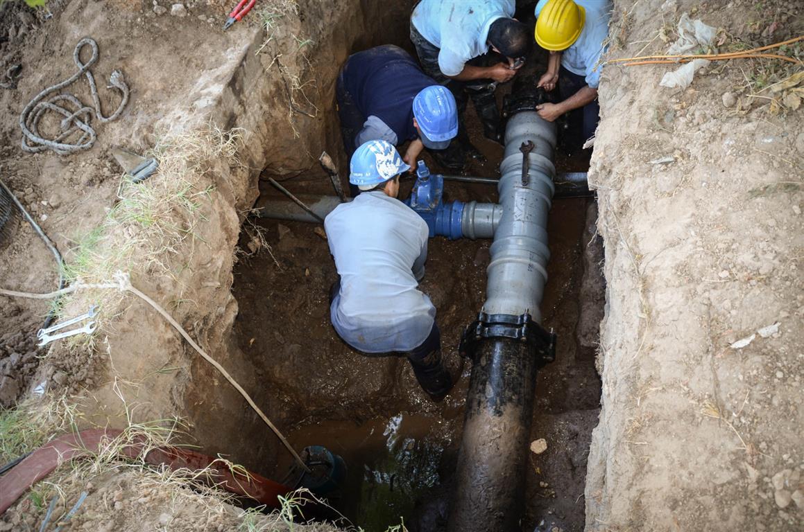 Trabajos para dar mayor presi�n de agua en el barrio Belgrano