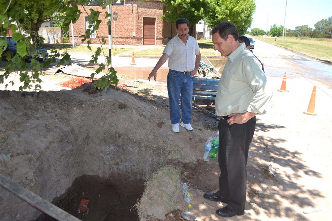 Trabajos para dar mayor presi�n de agua en el barrio Belgrano