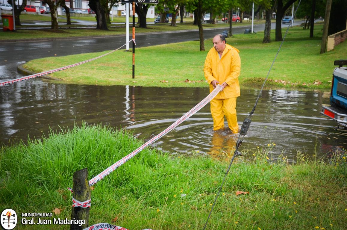 Defensa Civil realizó tareas de prevención para evitar inundaciones