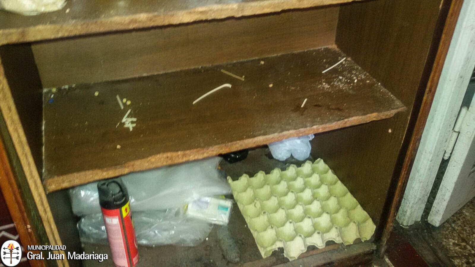 Hallaron en deplorable estado la casa municipal para estudiantes