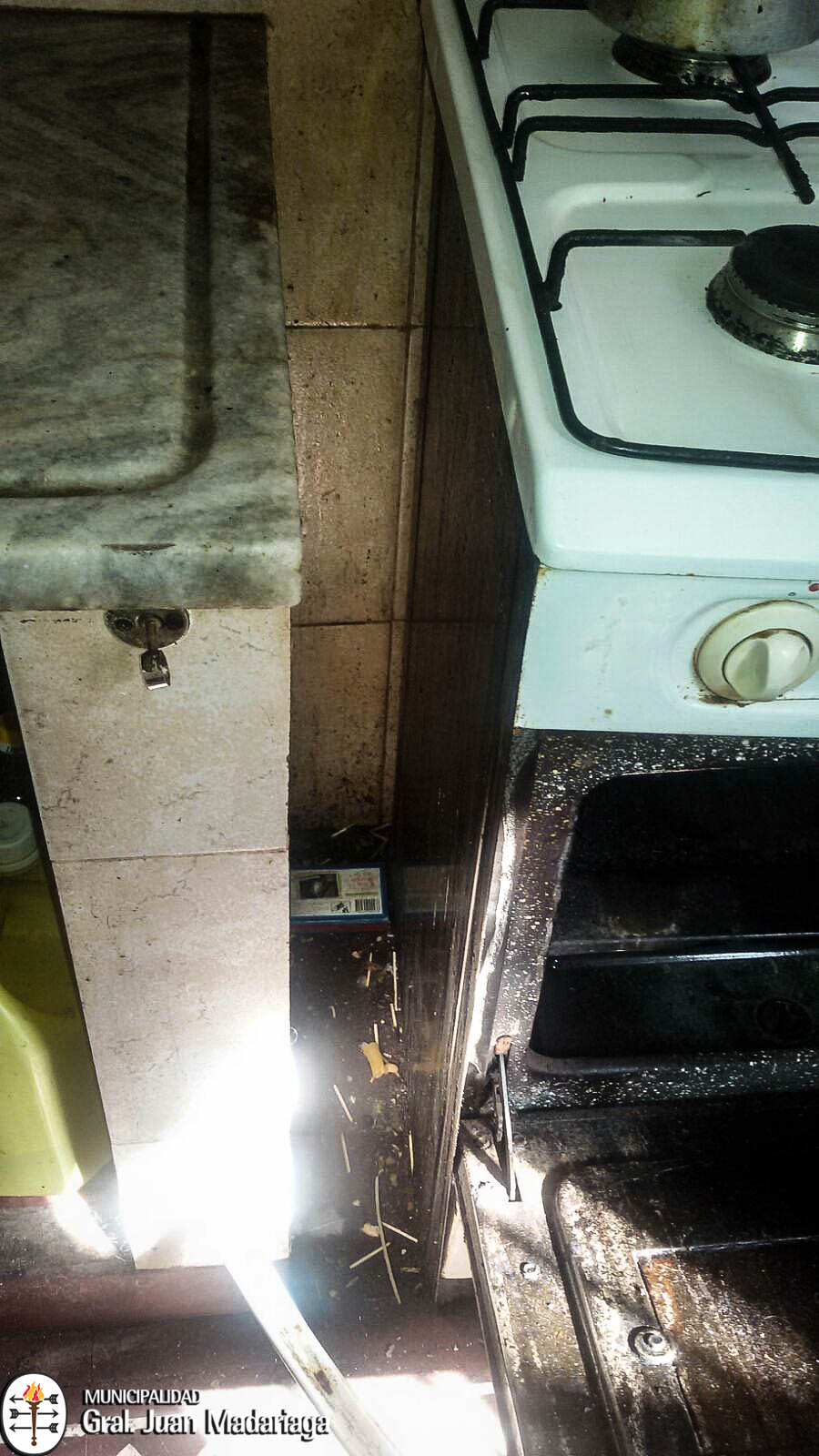 Hallaron en deplorable estado la casa municipal para estudiantes