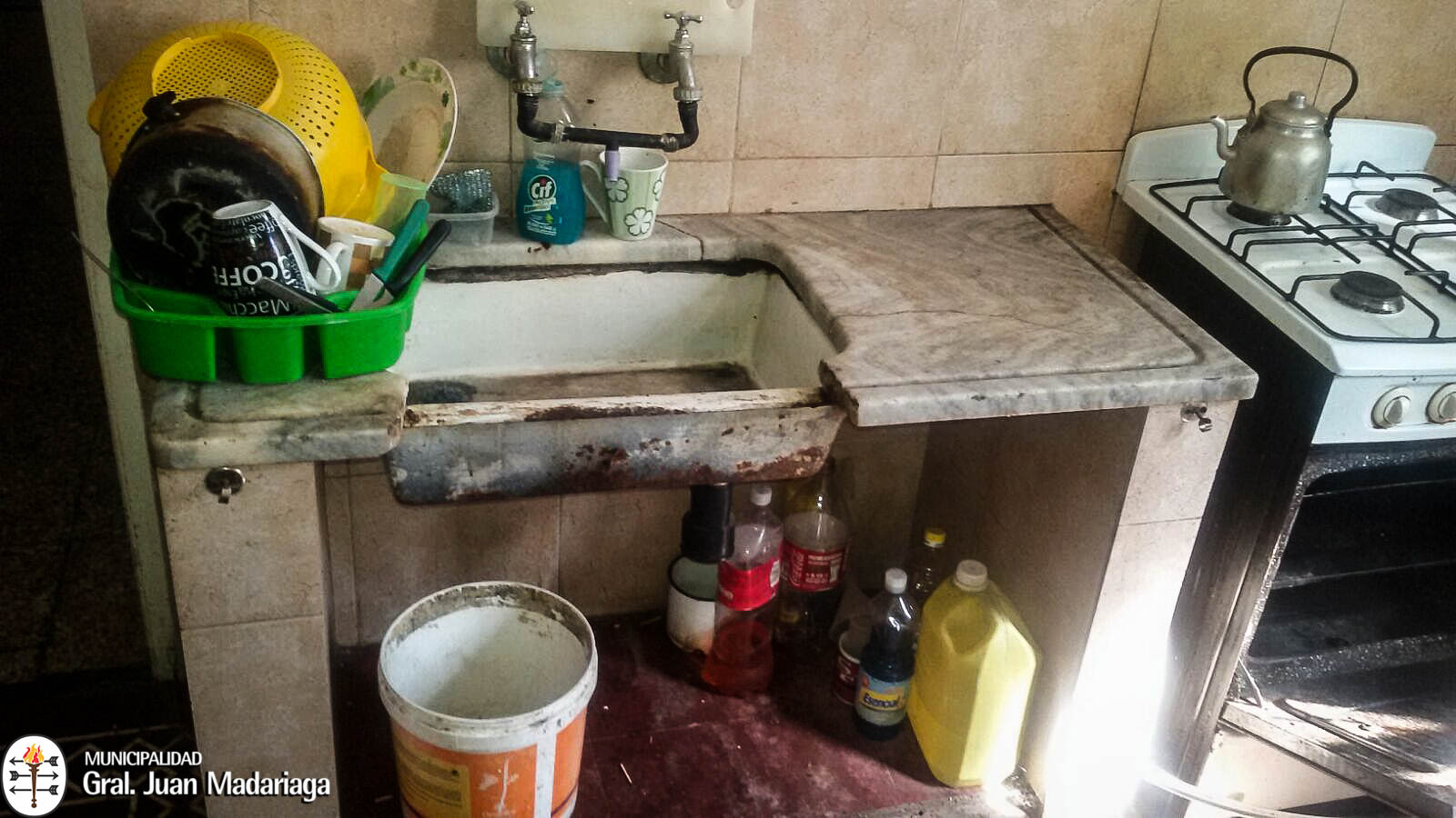 Hallaron en deplorable estado la casa municipal para estudiantes