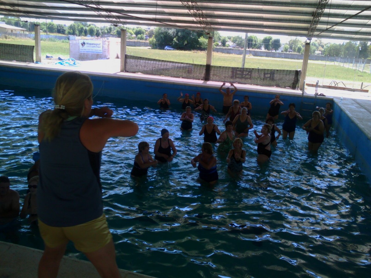 Se desarrollan con �xito las clases de aquagym dirigidas a los adultos