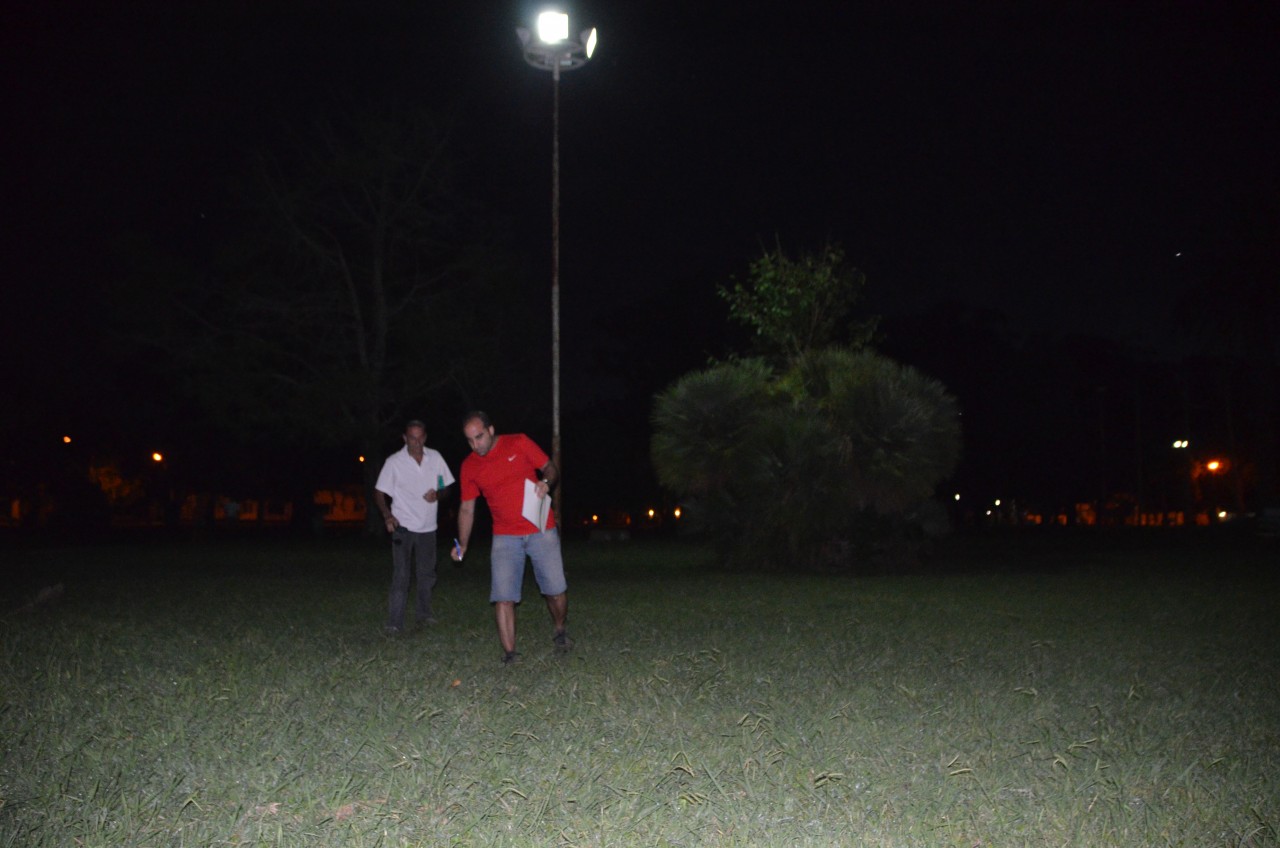 Prueban nuevo sistema lumnico para el Parque Anchorena