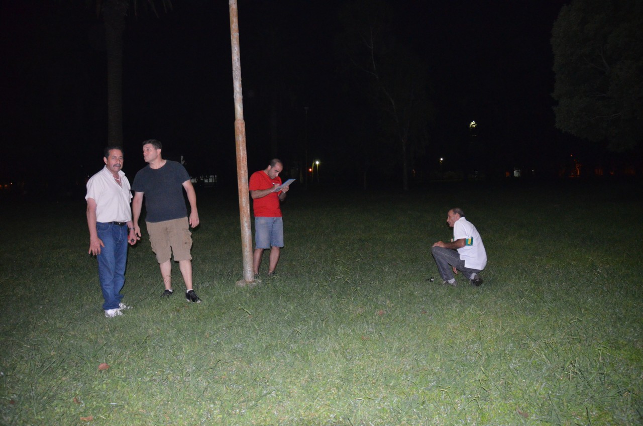 Prueban nuevo sistema lumnico para el Parque Anchorena