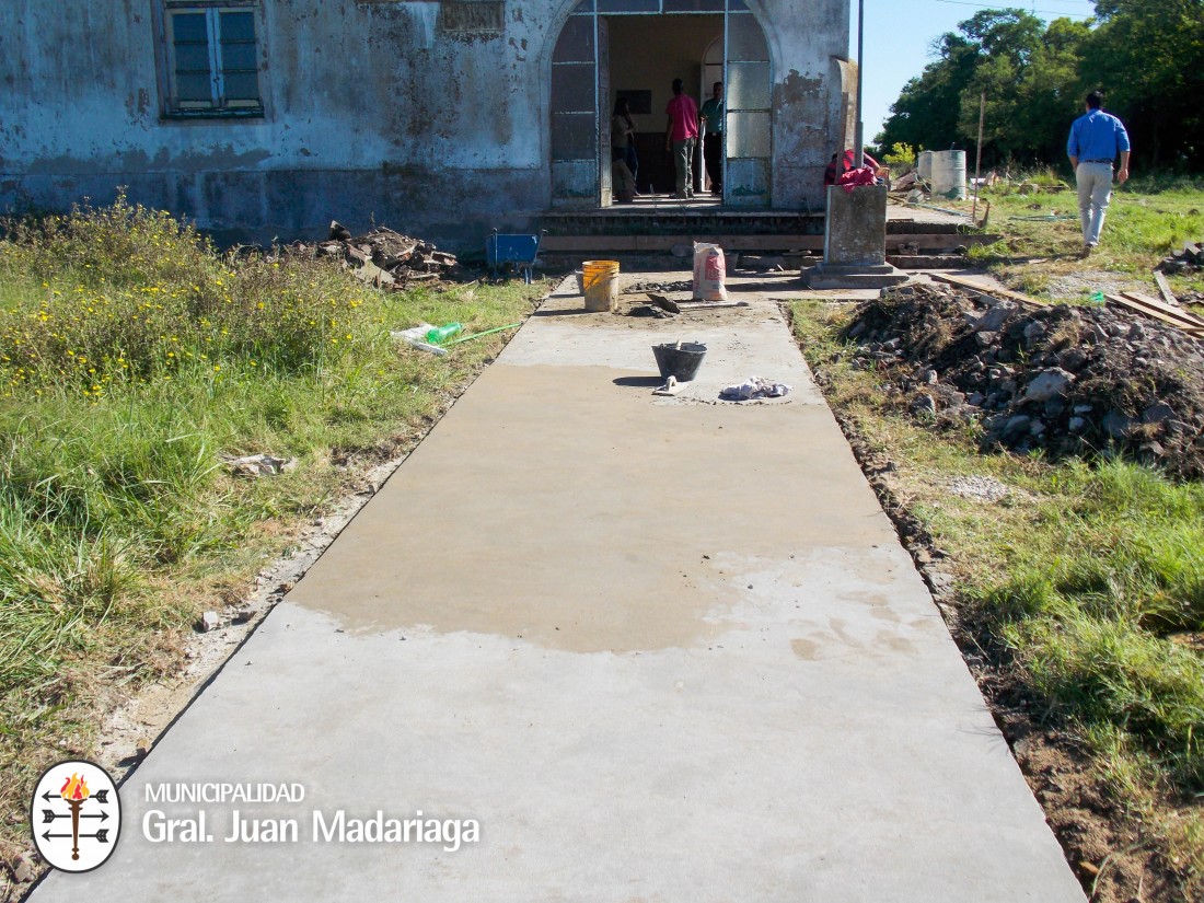 Santoro recorri las obras para reabrir la Escuela de To Domingo