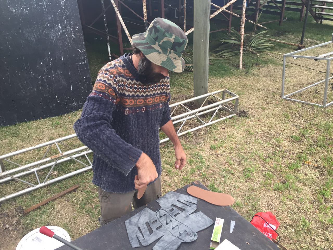 Santoro visit a miembros de La Pasin