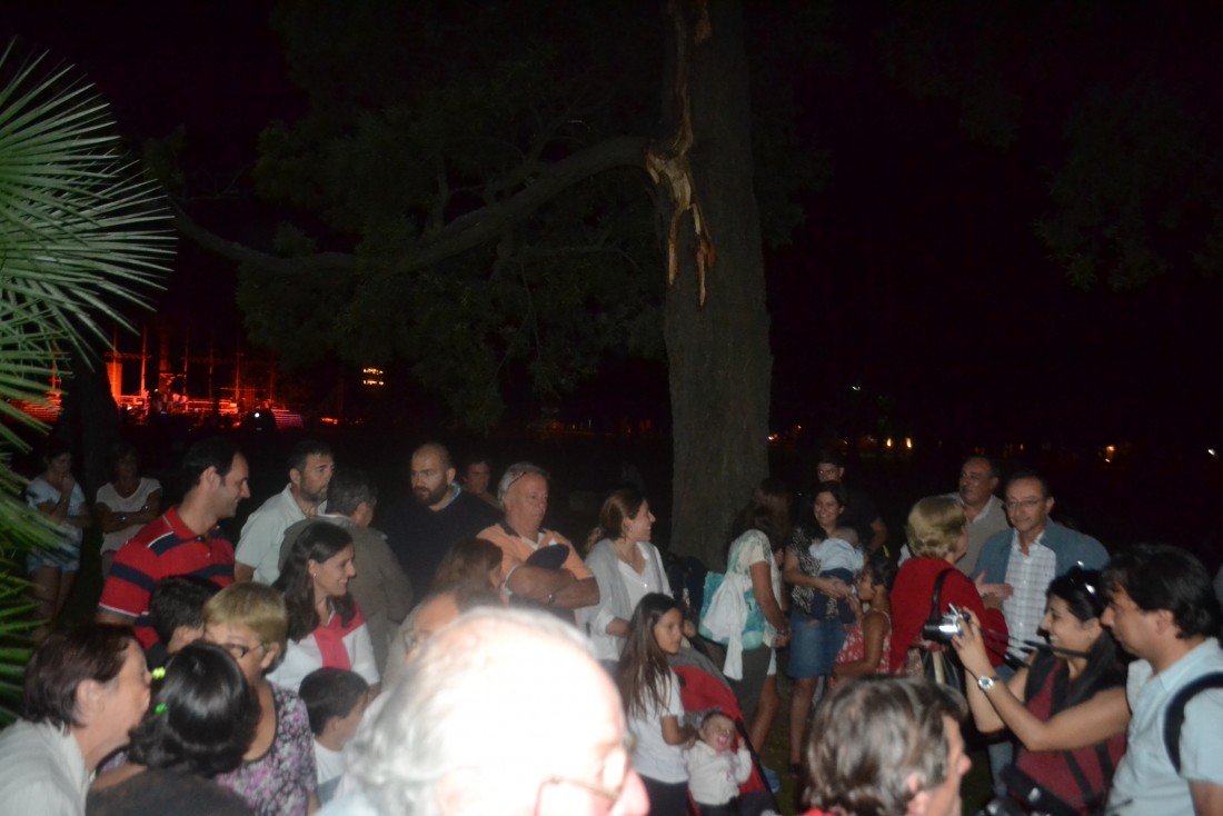 Qued inaugurado el nuevo sistema lumnico del Parque Anchorena