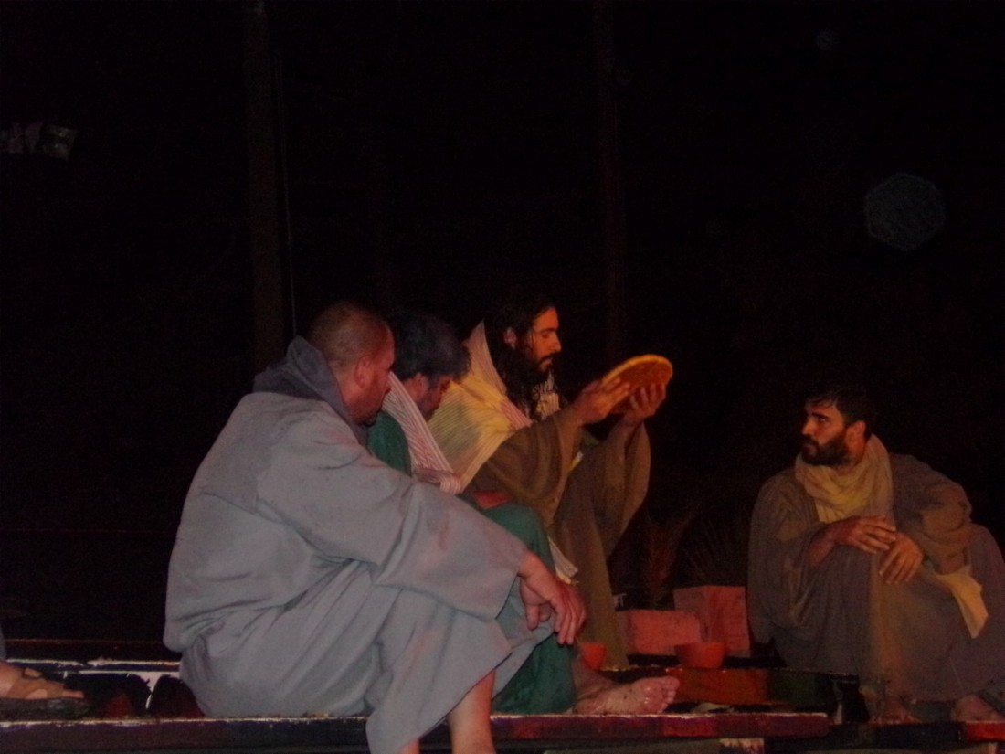 Bajo la lluvia se despidi La Pasin