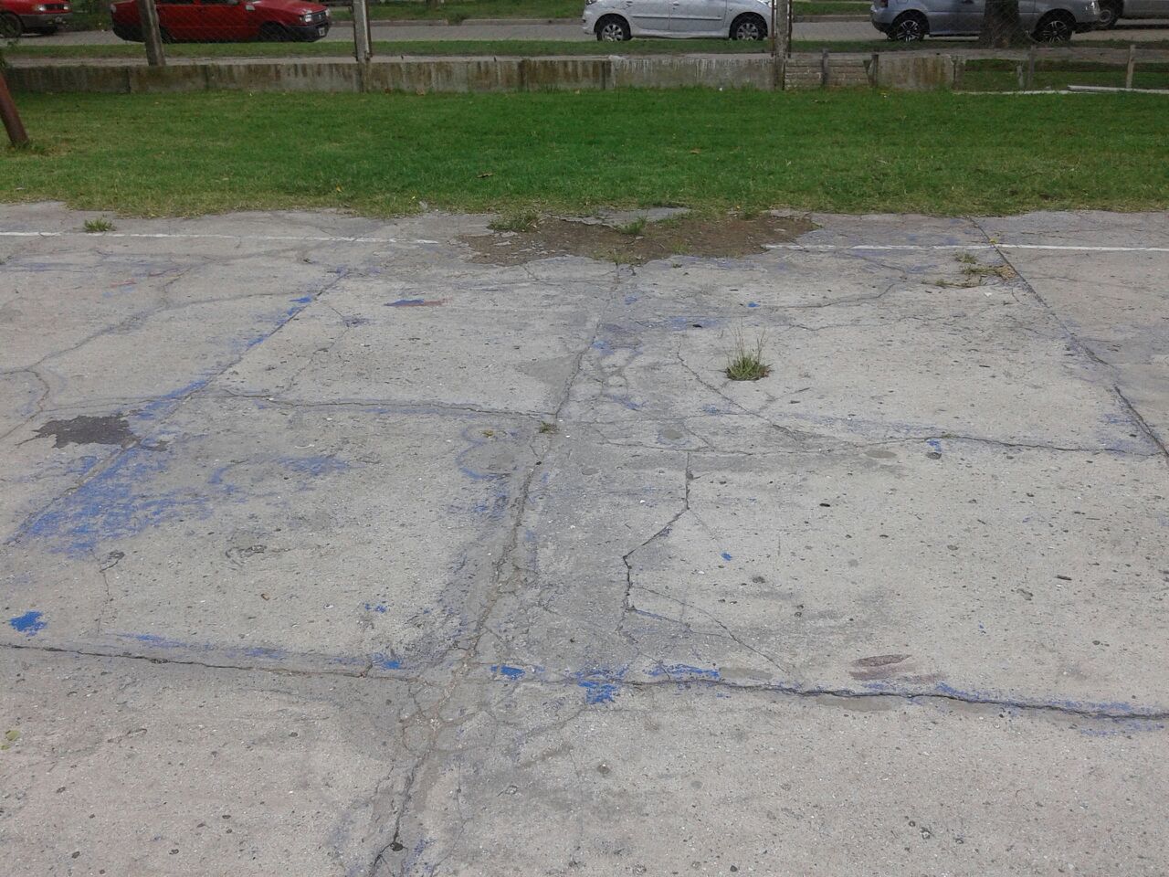 Reconstrucci�n del play�n deportivo