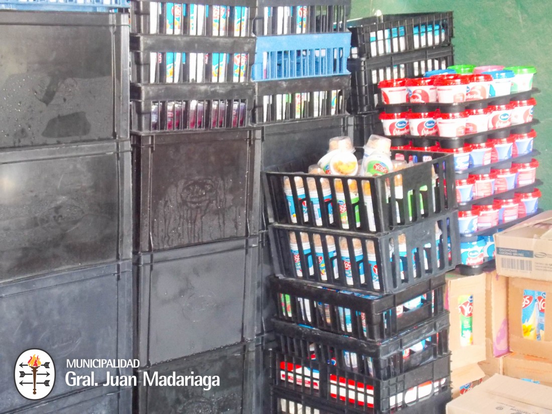 Decomisaron un camin completo de lcteos