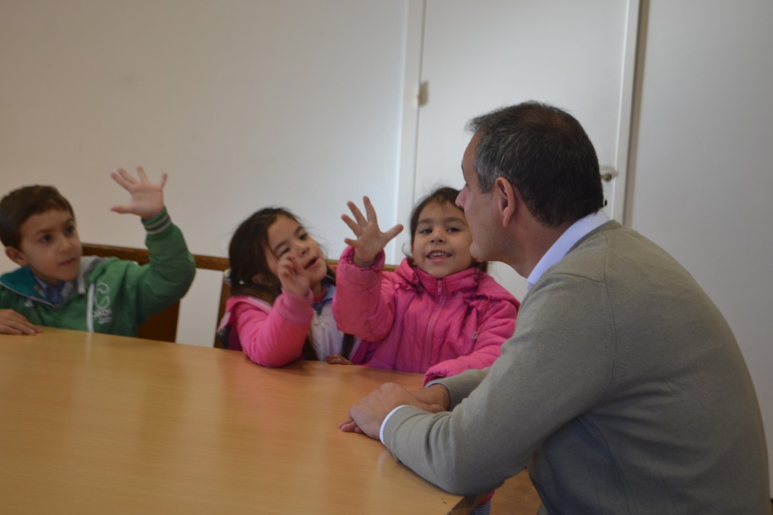 Alumnos del Jardn 903 se reunieron con el intendente