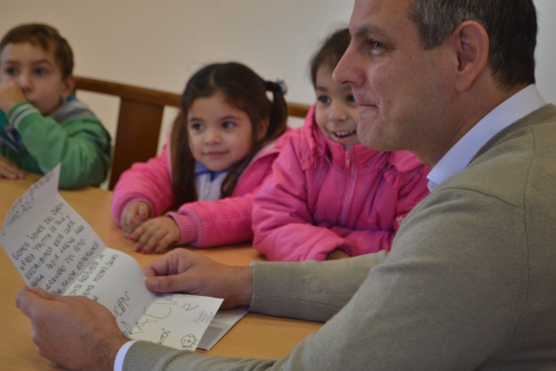 Alumnos del Jardn 903 se reunieron con el intendente