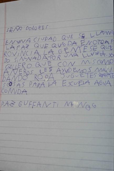 Tiene 6 aos e ide una campaa para ayudar a damnificados por las inu