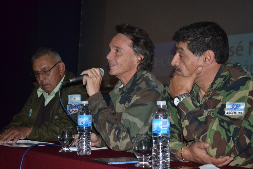 El relato de los ex combatientes y un mensaje que hizo emocionar a tod