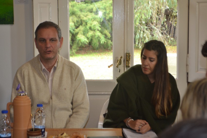 El intendente Carlos Esteban Santoro