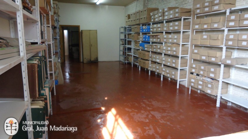 Realizaron tareas de limpieza y re-ordenamiento en el Archivo Histric